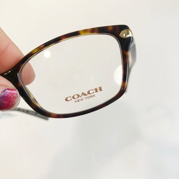 Coach HC6065 Dk Tort Military Signature C Glasses - Picture 4 of 7
